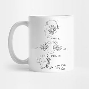 Ear Guard for Water Polo Vintage Patent Hand Drawing Mug